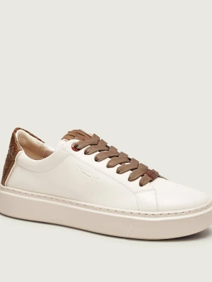 Alexander Smith Skórzane sneakersy LONDON ecru