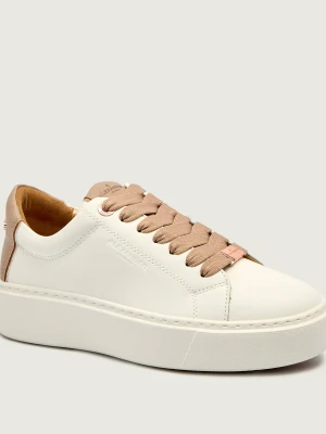Alexander Smith Skórzane sneakersy LONDON HIGH biały