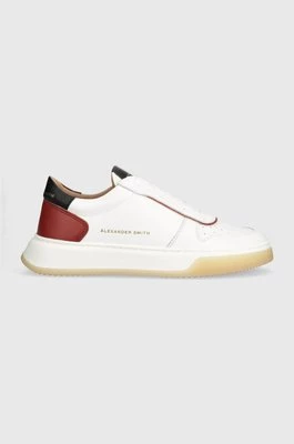 Alexander Smith sneakersy skórzane Harrow kolor biały ASAZHWM2801WRD