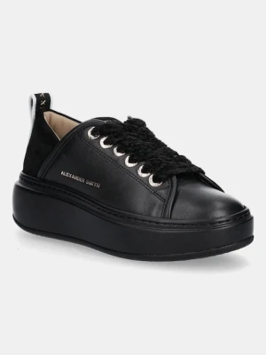 Alexander Smith sneakersy skórzane Wembley High damskie kolor czarny ASBCWHW0525TBK