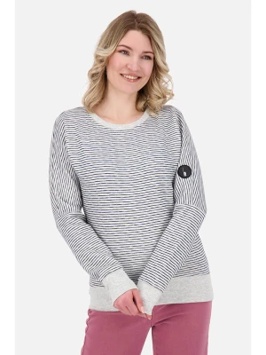 alife and kickin Bluza "DarlaAK" w kolorze jasnoszaro-czarnym rozmiar: XS