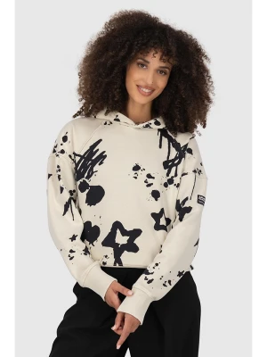 alife and kickin Bluza "Jessy" w kolorze kremowo-czarnym rozmiar: M