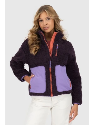 alife and kickin Kurtka polarowa "AnoukAK" w kolorze pomarańczowo-fioletowym rozmiar: XS