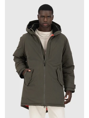 alife and kickin Parka "NoelAK" w kolorze pomarańczowo-oliwkowym rozmiar: L