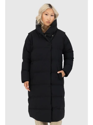 alife and kickin Płaszcz zimowy "FleurAK" w kolorze czarnym rozmiar: S