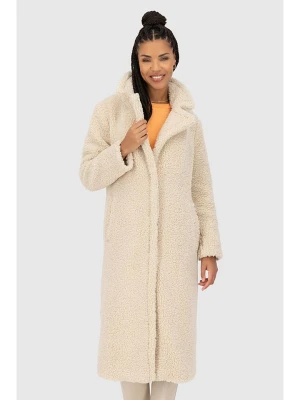 alife and kickin Płaszcz zimowy "HariAK" w kolorze kremowym rozmiar: L