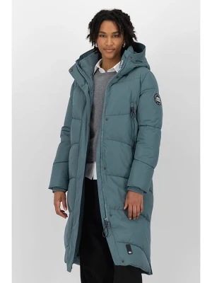 alife and kickin Płaszcz zimowy "Juna" w kolorze szaroniebieskim rozmiar: L