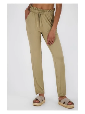 alife and kickin Spodnie "Anna" w kolorze oliwkowym rozmiar: M