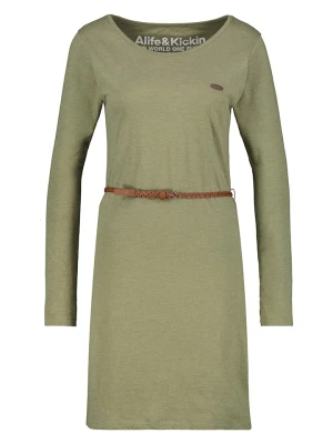 alife and kickin Sukienka "Ellin" w kolorze khaki rozmiar: XL