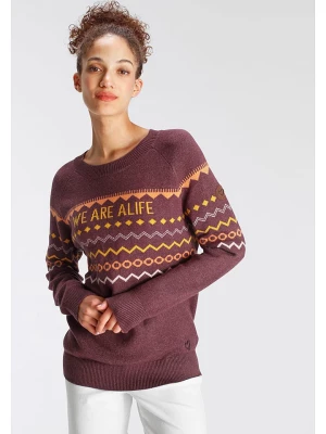 alife and kickin Sweter w kolorze brązowym rozmiar: 3XL