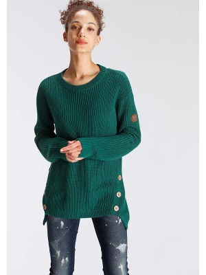 alife and kickin Sweter w kolorze zielonym rozmiar: L