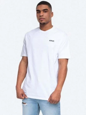 Alife t-shirt bawełniany Thorough In Every Borough kolor biały wzorzysty ALIFW20-40 WHITE ALIFW20.40-WHITE