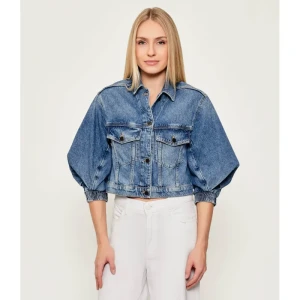 All Saints Jeansowa kurtka LUCA | Cropped Fit