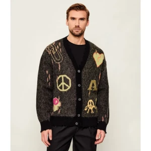 All Saints Kardigan EMOTIVE | Oversize fit | z dodatkiem wełny