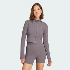 All SZN Ribbed Crop Long Sleeve Top Adidas