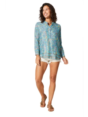 Aller Simplement Bluzka w kolorze niebiesko-żółtym rozmiar: 38/40