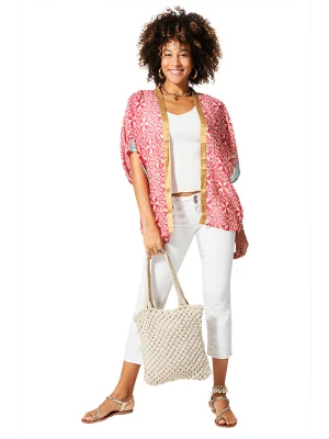 Aller Simplement Kimono w kolorze beżowo-różowym rozmiar: 34-40