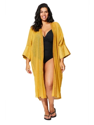 Aller Simplement Kimono w kolorze żółtym rozmiar: 34-44