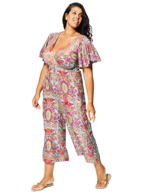 Aller Simplement Kombinezon w kolorze turkusowo-różowym rozmiar: 54-58