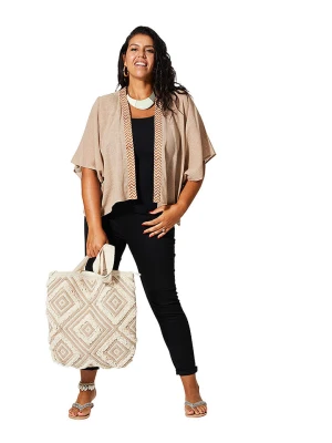 Aller Simplement Narzutka w kolorze beżowym rozmiar: 34-44