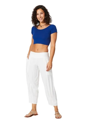 Aller Simplement Spodnie w kolorze białym rozmiar: 38/40