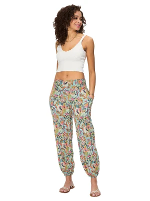 Aller Simplement Spodnie w kolorze błękitno-pomarańczowym rozmiar: 38/40