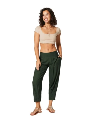 Aller Simplement Spodnie w kolorze ciemnozielonym rozmiar: 34/36