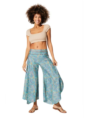 Aller Simplement Spodnie w kolorze fioletowo-turkusowym rozmiar: 38/40