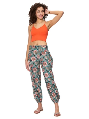 Aller Simplement Spodnie w kolorze turkusowo-czerwonym rozmiar: 34/36