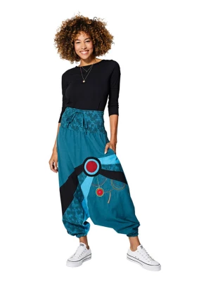 Aller Simplement Spodnie w kolorze turkusowym rozmiar: 34/36