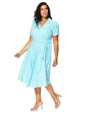 Aller Simplement Sukienka w kolorze błękitno-białym rozmiar: 50/52