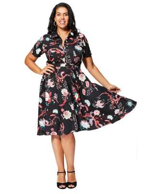 Aller Simplement Sukienka w kolorze czarnym rozmiar: 42/44