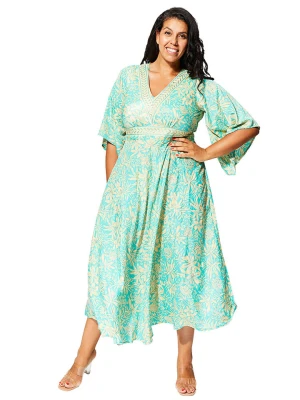 Aller Simplement Sukienka w kolorze miętowym rozmiar: 42/44