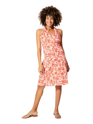 Aller Simplement Sukienka w kolorze pomarańczowo-białym rozmiar: 42