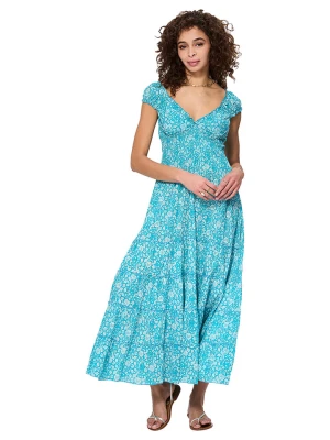 Aller Simplement Sukienka w kolorze turkusowo-białym rozmiar: 34/36