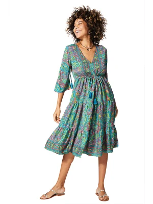 Aller Simplement Sukienka w kolorze turkusowo-różowym rozmiar: 38/40