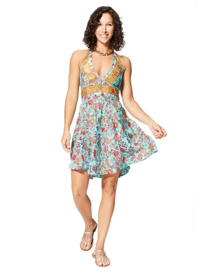 Aller Simplement Sukienka w kolorze turkusowym rozmiar: 34-40