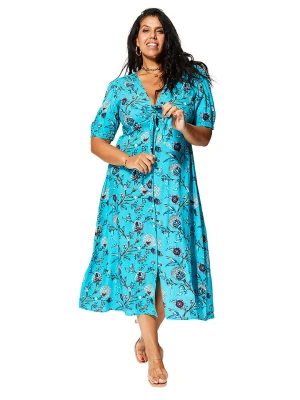 Aller Simplement Sukienka w kolorze turkusowym rozmiar: 42/44