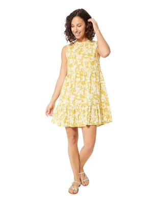 Aller Simplement Sukienka w kolorze żółto-białym rozmiar: 34/36