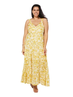 Aller Simplement Sukienka w kolorze żółtym rozmiar: 54-58