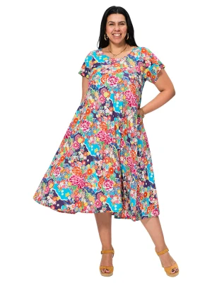 Aller Simplement Sukienka ze wzorem rozmiar: 50/52