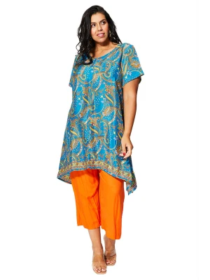 Aller Simplement Tunika w kolorze niebieskim rozmiar: 42/44