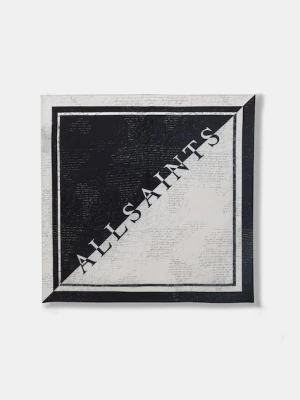 AllSaints apaszka damska jedwabna