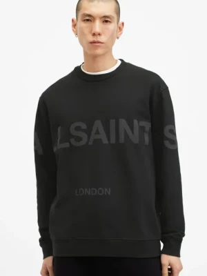 Zdjęcie produktu AllSaints bluza bawełniana BIGGY męski kolor czarny z nadrukiem M029NA