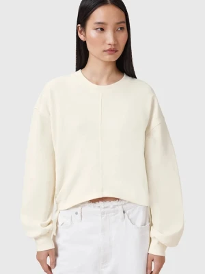 AllSaints bluza bawełniana MIRA damska kolor beżowy gładka W214JC