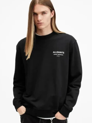 Zdjęcie produktu AllSaints bluza bawełniana SANCTUM męski kolor czarny z nadrukiem M028NB