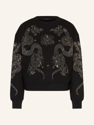 Allsaints Bluza Cecile Pippa Z Ozdobnymi Perełkami I Cekinami schwarz