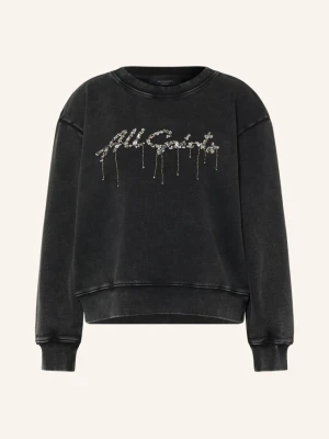Allsaints Bluza Pippa Z Kamieniami Ozdobnymi I Cekinami schwarz
