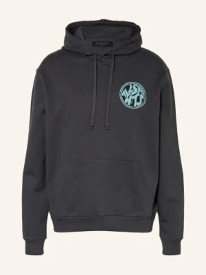 Allsaints Bluza Z Kapturem Distortion schwarz