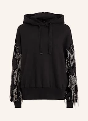 Allsaints Bluza Z Kapturem Lennon schwarz